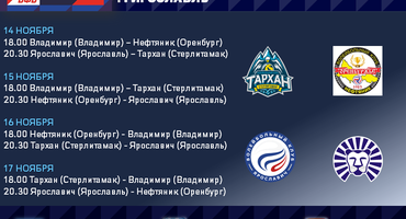 Расписание игр второго тура Чемпионата России по волейболу 